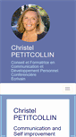 Mobile Screenshot of christelpetitcollin.com