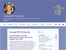 Tablet Screenshot of christelpetitcollin.com